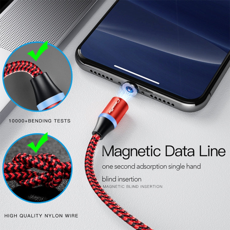 CaseMe Series 2 USB to Micro USB Magnetic Charging Cable, Length: 1m (Red) - Micro USB Cable by CaseMe | Online Shopping South Africa | PMC Jewellery | Buy Now Pay Later Mobicred