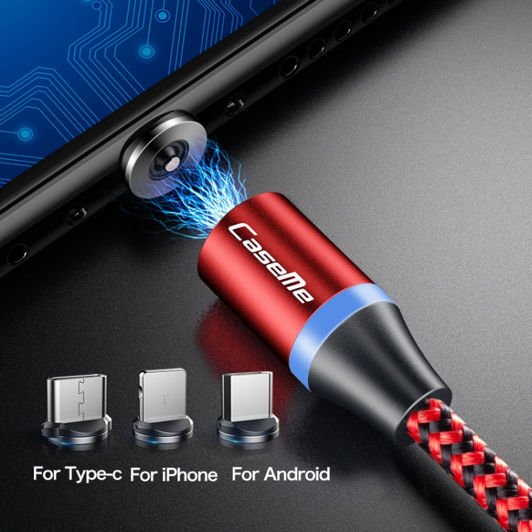 CaseMe Series 2 USB to Micro USB Magnetic Charging Cable, Length: 1m (Red) - Micro USB Cable by CaseMe | Online Shopping South Africa | PMC Jewellery | Buy Now Pay Later Mobicred