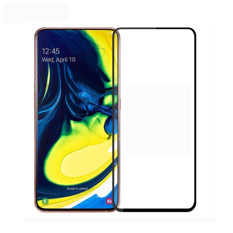 MOFI 9H 2.5D Full Screen Tempered Glass Film for Galaxy A80 / A90 (Black) - Galaxy Tempered Glass by MOFI | Online Shopping South Africa | PMC Jewellery