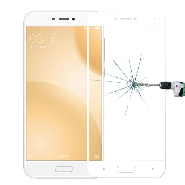 MOFI Xiaomi Mi 5c 0.3mm 9H Hardness 2.5D Explosion-proof Full Screen Tempered Glass Screen Film(White) -  by MOFI | Online Shopping South Africa | PMC Jewellery | Buy Now Pay Later Mobicred