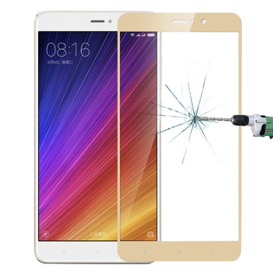 MOFI Xiaomi Mi 5s Plus 0.3mm 9H Hardness 2.5D Explosion-proof Full Screen Tempered Glass Screen Film(Gold) -  by MOFI | Online Shopping South Africa | PMC Jewellery