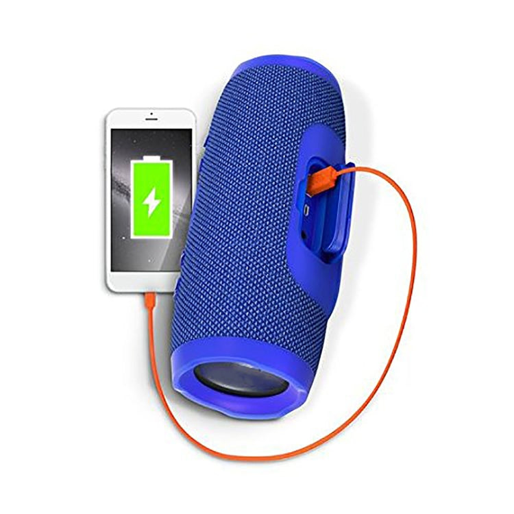 Charge3 Life Waterproof Bluetooth Stereo Speaker, Built-in MIC, Support Hands-free Calls & TF Card & AUX IN & Power Bank(Blue) - Waterproof Speaker by PMC Jewellery | Online Shopping South Africa | PMC Jewellery | Buy Now Pay Later Mobicred