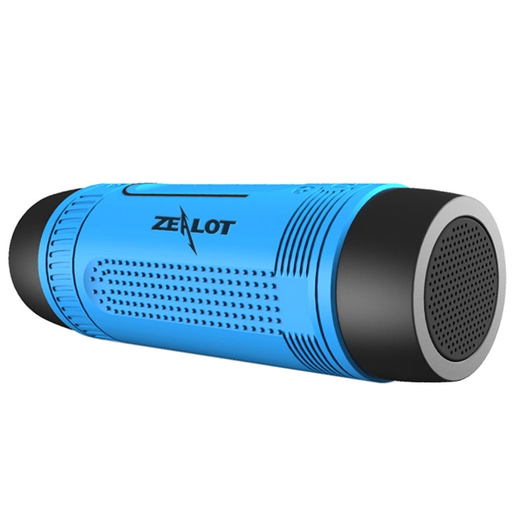 Zealot S1 Multifunctional Outdoor Waterproof Bluetooth Speaker, 4000mAh Battery, For iPhone, Galaxy, Sony, Lenovo, HTC, Huawei, Google, LG, Xiaomi, other Smartphones(Blue) - Waterproof Speaker by ZEALOT | Online Shopping South Africa | PMC Jewellery | Buy Now Pay Later Mobicred