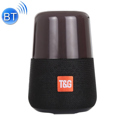 T&G TG168 Portable Wireless Bluetooth V5.0 Stereo Speaker with Handle, Built-in MIC, Support Flashing LED Light & TF Card & U Disk & AUX IN & FM(Black) - Desktop Speaker by T&G | Online Shopping South Africa | PMC Jewellery | Buy Now Pay Later Mobicred