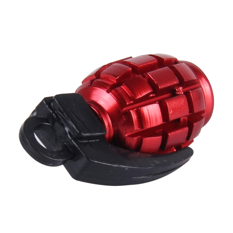 4 PCS Universal Car Tire Valve Caps(Red) - Tire Valve Caps by PMC TechLife | Online Shopping South Africa | PMC TechLife | Buy Now Pay Later Mobicred