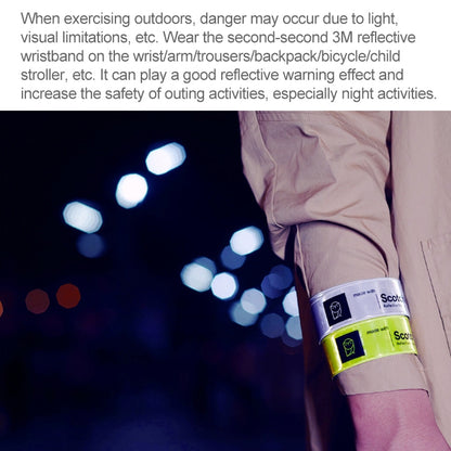 2 PCS Original Xiaomi Youpin Scotchlite Reflective Wristband Safety Reflective Wrist Belt - Wristbands by Xiaomi | Online Shopping South Africa | PMC Jewellery | Buy Now Pay Later Mobicred