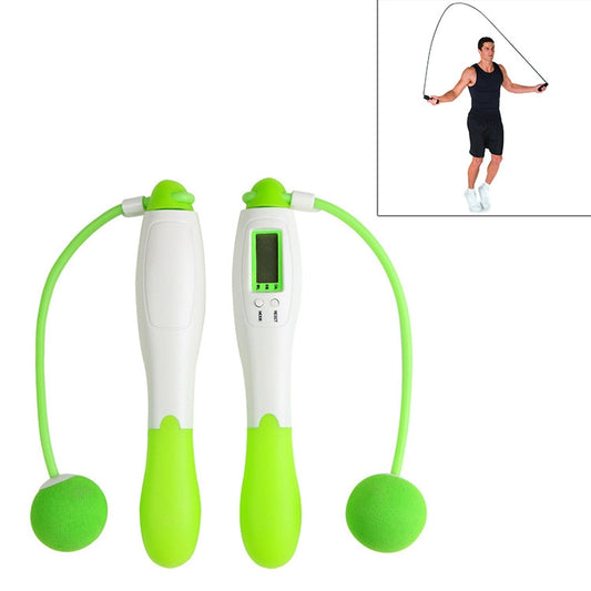 Digital Professional Counting Jump Rope Sports Ball Counter Skipping Rope (Green) - Fitness Equipments by PMC Jewellery | Online Shopping South Africa | PMC Jewellery | Buy Now Pay Later Mobicred