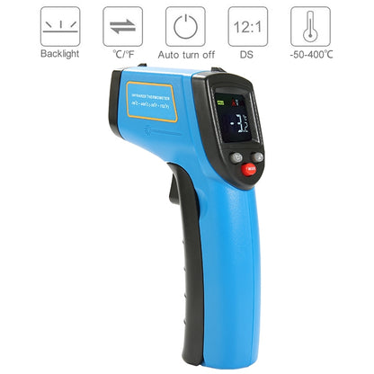 GM333A Portable Digital Laser Point Infrared Thermometer, Temperature Range: -50-400 Celsius Degree - Thermostat & Thermometer by PMC Jewellery | Online Shopping South Africa | PMC Jewellery