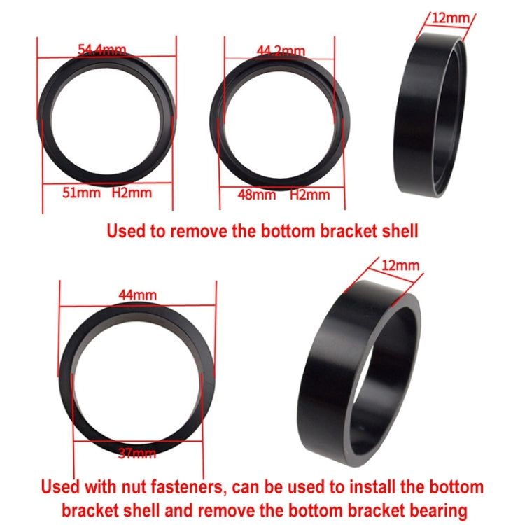 BIKERSAY BT040S2 Bicycle Press-in Type Axis Bracket Static Installation Removal Tool Set, Professional Edition - Maintenance tools by BIKERSAY | Online Shopping South Africa | PMc TechLife | Buy Now Pay Later Mobicred