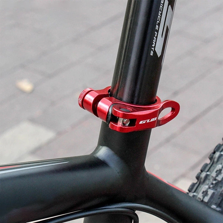 GUB CX-18 31.8mm Aluminum Ultralight Bicycle Seat Post Clamp(Red) - free shipping - PMc TechLife - Order now!