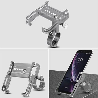 GUB P10 Aluminum Bike Phone Holder(Titanium Color) - Holders by GUB | Online Shopping South Africa | PMC Jewellery | Buy Now Pay Later Mobicred