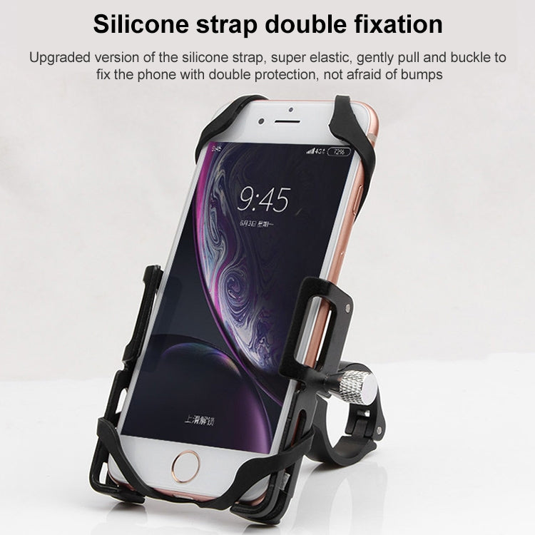 GUB P10 Aluminum Bike Phone Holder(Titanium Color) - Holders by GUB | Online Shopping South Africa | PMC Jewellery | Buy Now Pay Later Mobicred