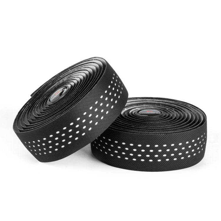 PROMEND GR-082 1 Pair Two-color Antiskid Bicycle Grips Tape (Black White) - free shipping - PMc TechLife - Order now!