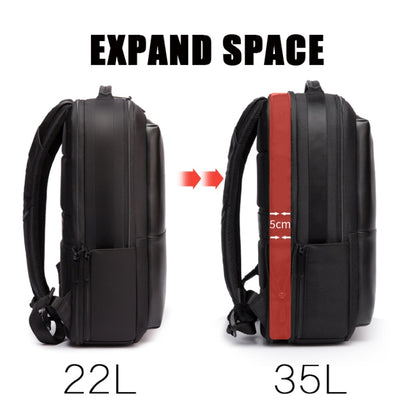 Bange BG-S53 16 inch Men Wet and Dry Separation Backpack with USB & Earphone Hole (Black) - Backpacks by BANGE | Online Shopping South Africa | PMC Jewellery