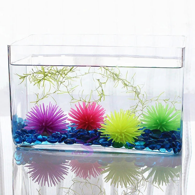 Aquarium Articles Decoration TPR Simulation Sea Urchin Ball Coral, Size: L, Diameter: 13cm(Orange) - free shipping - PMc TechLife - Order now!