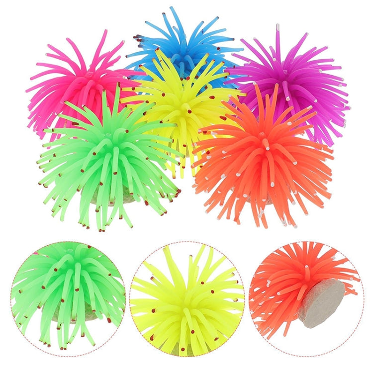 Aquarium Articles Decoration TPR Simulation Sea Urchin Ball Coral with Point, Size: L, Diameter: 13cm(Pink) - Fish Tank Decoration by PMc TechLife | Online Shopping South Africa | PMc TechLife | Buy Now Pay Later Mobicred