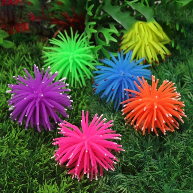 Aquarium Articles Decoration TPR Simulation Sea Urchin Ball Coral with Point, Size: S, Diameter: 7cm(Purple) - free shipping - PMc TechLife - Order now!