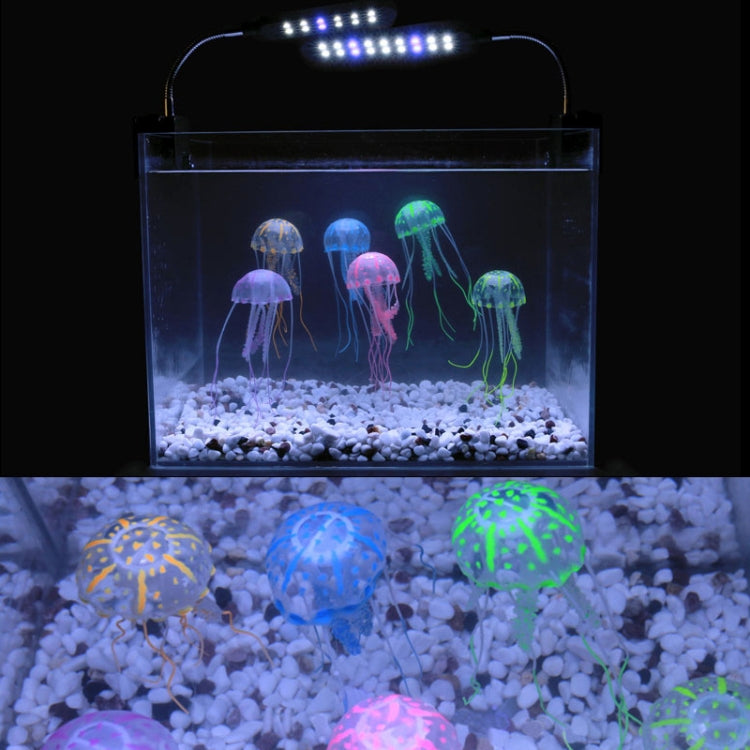 Aquarium Articles Decoration Silicone Simulation Fluorescent Sucker Jellyfish, Size: 5*17cm(Pink) - free shipping - PMc TechLife - Order now!