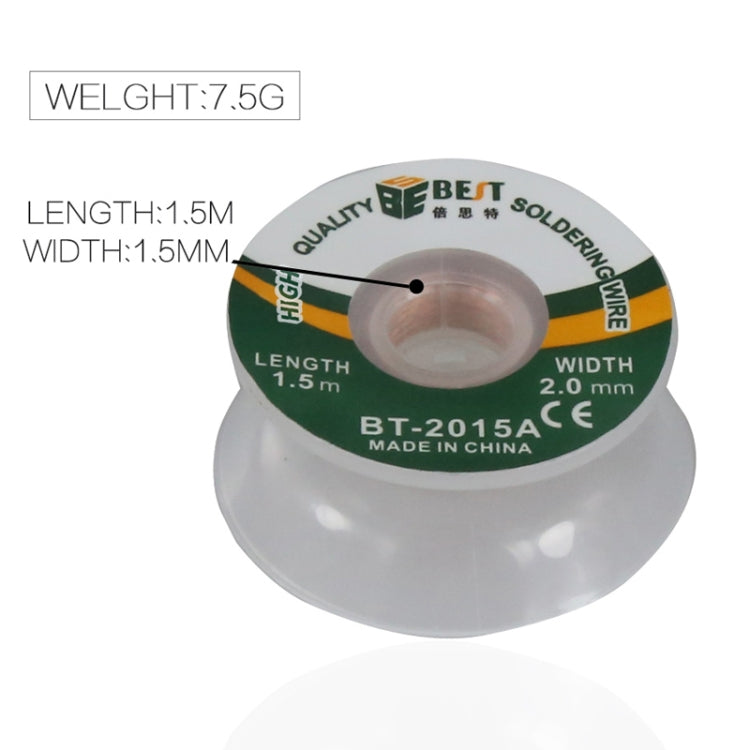 BST-2015A  Desoldering Braid Solder Wire - Welding Wire by BEST | Online Shopping South Africa | PMC TechLife | Buy Now Pay Later Mobicred