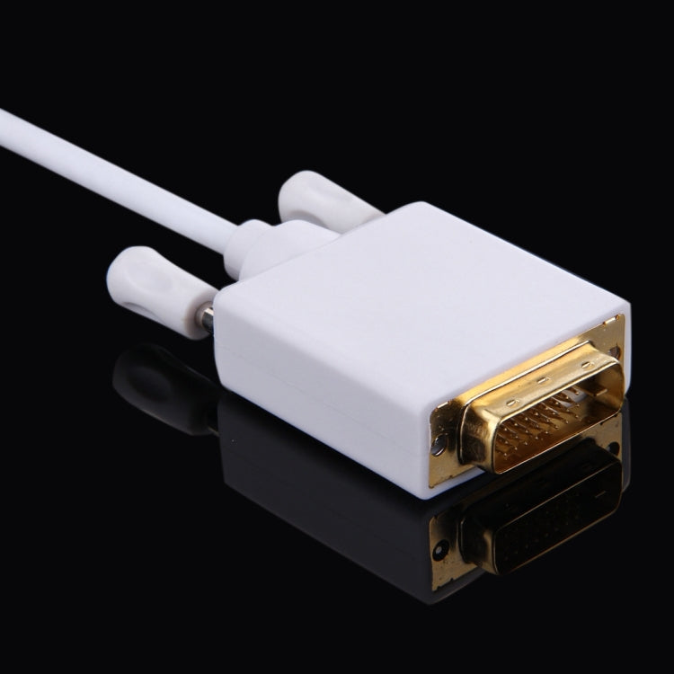1.8m Mini DisplayPort Male to DVI Male Adapter Cable - Cable & Adapter by PMC Jewellery | Online Shopping South Africa | PMC Jewellery | Buy Now Pay Later Mobicred