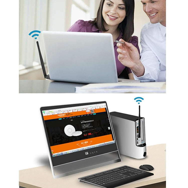2 in 1 Bluetooth 4.0 + 150Mbps 2.4GHz USB WiFi Wireless Adapter with 2D1 External Antenna - Wireless Routers by PMC TechLife | Online Shopping South Africa | PMC TechLife | Buy Now Pay Later Mobicred