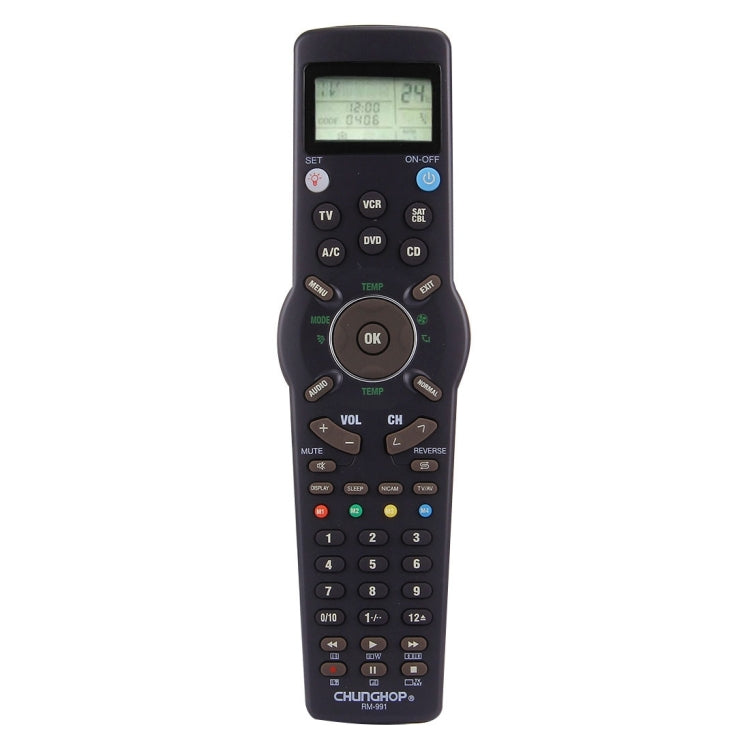 CHUNGHOP RM-L991 Universal LCD Remote Controller with Learning Function for TV VCR SAT CBL DVD CD A/C - Universal by CHUNGHOP | Online Shopping South Africa | PMC Jewellery | Buy Now Pay Later Mobicred