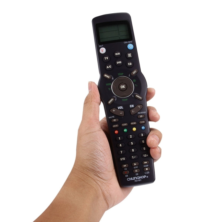 CHUNGHOP RM-L991 Universal LCD Remote Controller with Learning Function for TV VCR SAT CBL DVD CD A/C - Universal by CHUNGHOP | Online Shopping South Africa | PMC Jewellery | Buy Now Pay Later Mobicred