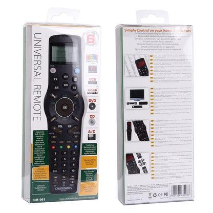 CHUNGHOP RM-L991 Universal LCD Remote Controller with Learning Function for TV VCR SAT CBL DVD CD A/C - Universal by CHUNGHOP | Online Shopping South Africa | PMC Jewellery | Buy Now Pay Later Mobicred