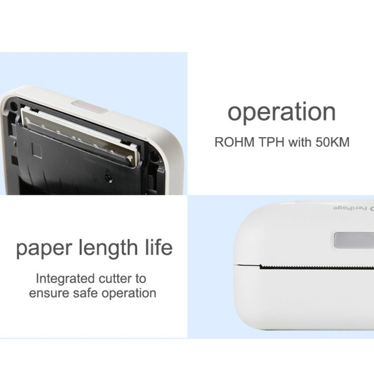 Peripage A6 Portable Inkless Pocket Thermal Bluetooth Printer(Pink) - Printer by PMC TechLife | Online Shopping South Africa | PMC TechLife | Buy Now Pay Later Mobicred