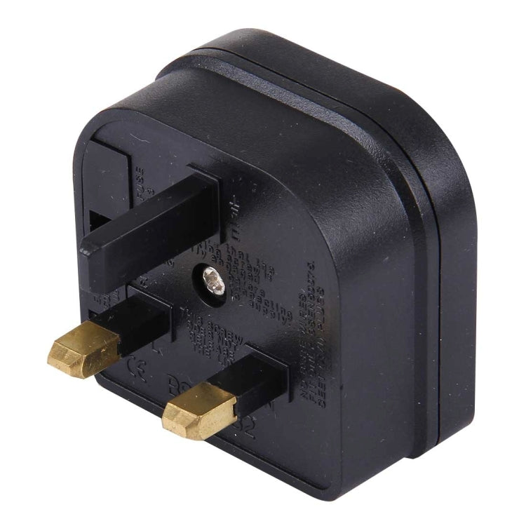 BS-5732 Portable EU Plug to UK Plug Adapter Power Socket Travel Converter with Fuse - Plug Adaptor by PMC TechLife | Online Shopping South Africa | PMC TechLife