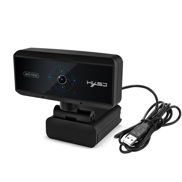 HXSJ S3 500W 1080P Adjustable 180 Degree HD Automatic Focus PC Camera with Microphone(Black) - HD Camera by HXSJ | Online Shopping South Africa | PMC Jewellery | Buy Now Pay Later Mobicred