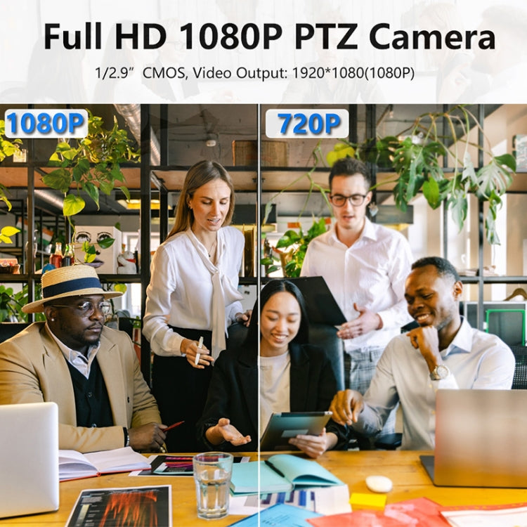YANS YS-H23UT USB HD 1080P 3X Zoom Video Conference Camera for Large Screen, Support IR Remote Control(Grey) - free shipping - PMc TechLife - Order now!