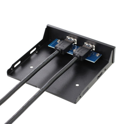 2 Ports USB 3.0 Front Panel Data Hub - Floppy Drives by PMC Jewellery | Online Shopping South Africa | PMC Jewellery | Buy Now Pay Later Mobicred