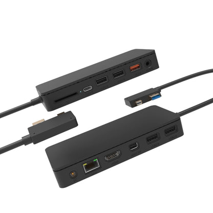 Onten OT-65002 12 in 1 Multifunctional Type-C + USB + RJ45 + HDMI Docking Station(Black) - USB HUB by Onten | Online Shopping South Africa | PMC Jewellery | Buy Now Pay Later Mobicred