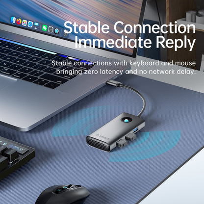 ORICO PW11-6P Type-C / USB-C 6-in-1 5Gbps Multifunction Docking Station (Silver) - USB HUB by ORICO | Online Shopping South Africa | PMC Jewellery | Buy Now Pay Later Mobicred