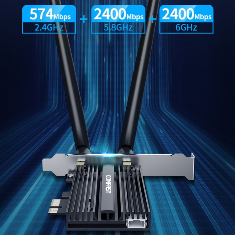 COMFAST AX200 Pro+ 5374Mbps WiFi6 PCIE High Speed Wireless Network Card - free shipping - PMC Jewellery - Order now!