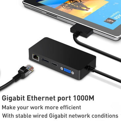 Rocketek SH701 11 in 1 100M RJ45 / USB 3.0 HUB Adapter for Surface Pro 5 / 6 - USB 3.0 HUB by ROCKETEK | Online Shopping South Africa | PMC Jewellery | Buy Now Pay Later Mobicred