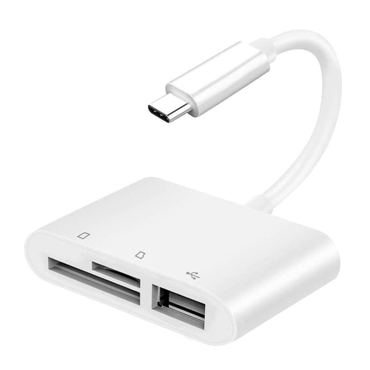 NK103TC 3 in 1 USB-C / Type-C Male to SD + TF + USB Female Camera Reader - U Disk & Card Reader by PMC Jewellery | Online Shopping South Africa | PMC Jewellery | Buy Now Pay Later Mobicred