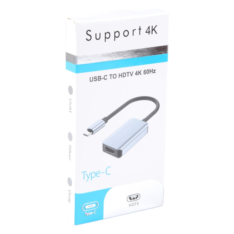 BYL-2006A USB-C/Type-C to HDTV 4K Converter Cable (Silver) - free shipping - PMC Jewellery - Order now!