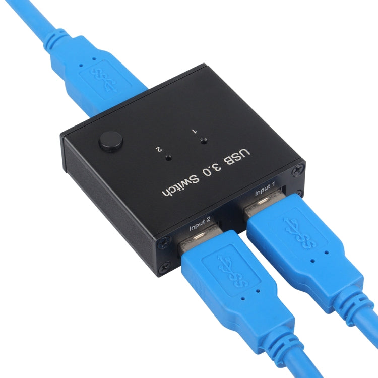 AM-U301 2 Input 1 Output USB 3.0 Switch - USB 3.0 HUB by PMC Jewellery | Online Shopping South Africa | PMC Jewellery | Buy Now Pay Later Mobicred