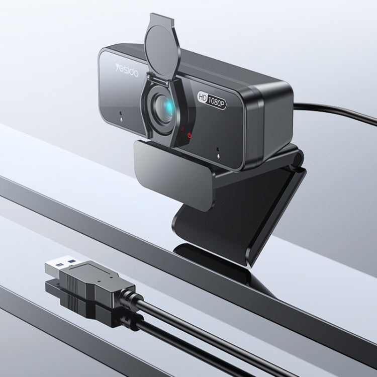 Yesido KM13 1080P 2.0MP USB Webcam, Cable Length 1.5m - free shipping - PMC Jewellery - Order now!