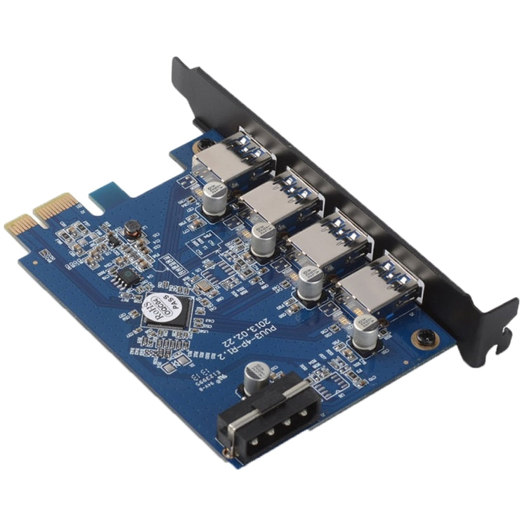ORICO PVU3-4P 4 Ports USB3.0 PCI Express Card for Desktop(Black) - free shipping - PMC Jewellery - Order now!