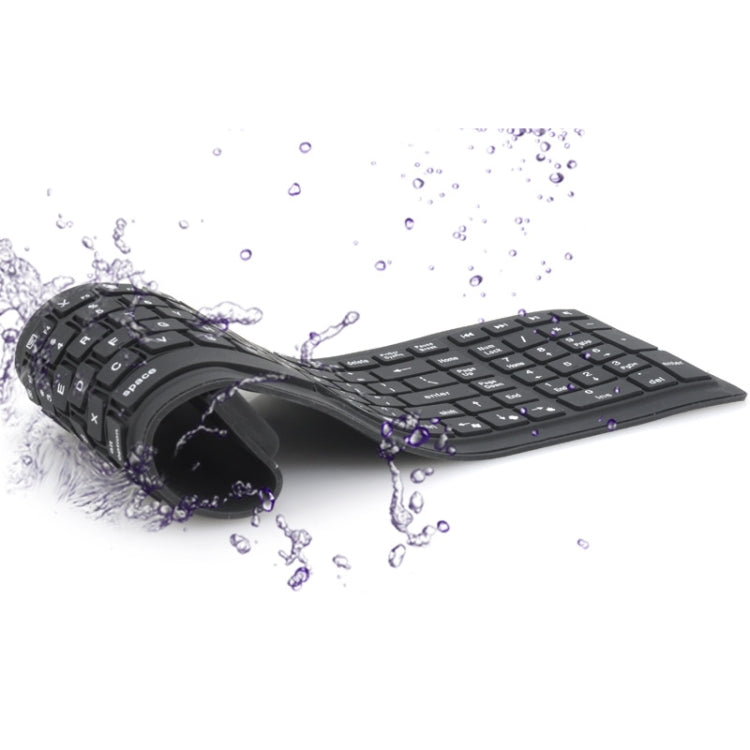 JA-11 108-keys Foldable Silicone Bluetooth Keyboard - Wireless Keyboard by PMC TechLife | Online Shopping South Africa | PMC TechLife | Buy Now Pay Later Mobicred