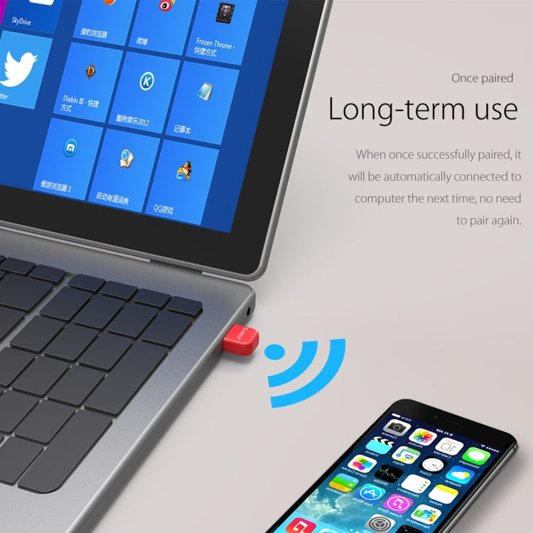 ORICO BTA-403 3Mbps Transfer Speed USB Bluetooth 4.0 Adapter(Black) - Bluetooth Dongle by ORICO | Online Shopping South Africa | PMC TechLife | Buy Now Pay Later Mobicred