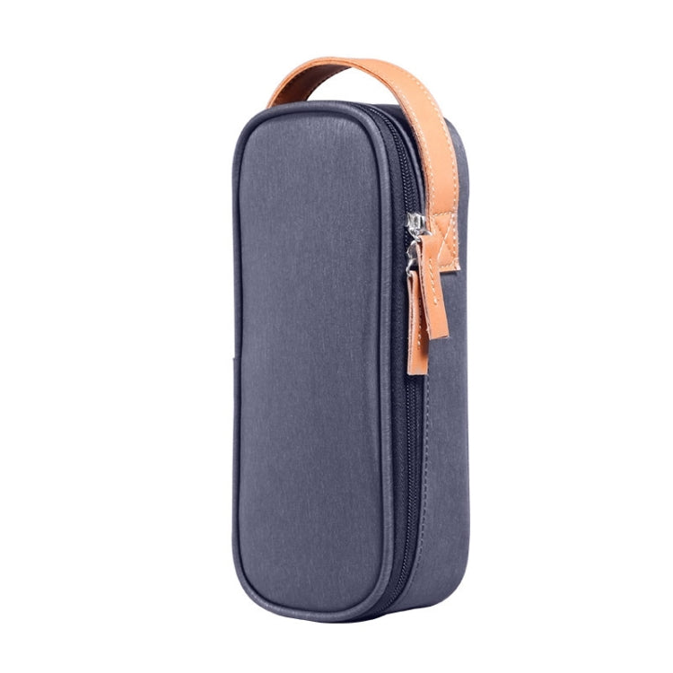 Multi-function Headphone Charger Data Cable Storage Bag, Ultra Fiber Portable Power Pack, Size: M, 16.5x6x23.5cm (Blue) - Other by PMC TechLife | Online Shopping South Africa | PMC TechLife | Buy Now Pay Later Mobicred