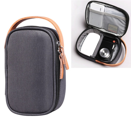 Multi-function Headphone Charger Data Cable Storage Bag, Ultra Fiber Portable Power Pack, Size: S, 11x5.5x18cm(Grey) - Other by PMC Jewellery | Online Shopping South Africa | PMC Jewellery | Buy Now Pay Later Mobicred