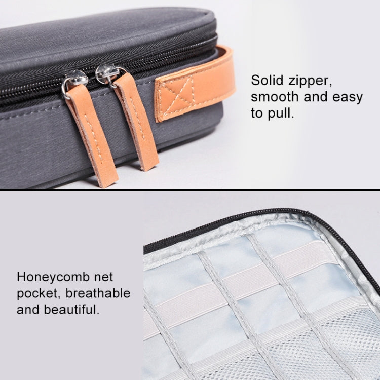 Multi-function Headphone Charger Data Cable Storage Bag, Ultra Fiber Portable Power Pack, Size: S, 11x5.5x18cm(Blue) - Other by PMC TechLife | Online Shopping South Africa | PMC TechLife | Buy Now Pay Later Mobicred