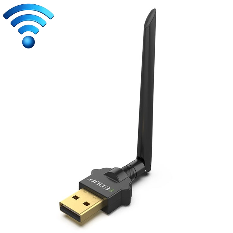 EDUP EP-AC1669 AC1300Mbps 2.4GHz & 5.8GHz Dual Band USB WiFi Adapter External Network Card with 2dbi Antenna - USB Network Adapter by EDUP | Online Shopping South Africa | PMC Jewellery | Buy Now Pay Later Mobicred