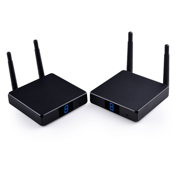 Measy FHD686-2 Full HD 1080P 3D 2.4GHz / 5.8GHz Wireless HD Multimedia Interface Extender 1 Transmitter + 2 Receiver, Transmission Distance: 200m(US Plug) - Set Top Box & Accessories by Measy | Online Shopping South Africa | PMC Jewellery | Buy Now Pay Later Mobicred