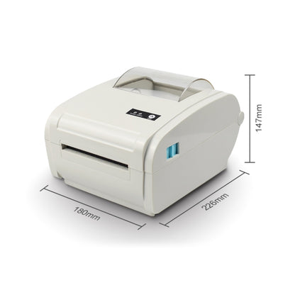 POS-9210 110mm USB +  Bluetooth POS Receipt Thermal Printer Express Delivery Barcode Label Printer, US Plug(White) - Printer by PMC Jewellery | Online Shopping South Africa | PMC Jewellery | Buy Now Pay Later Mobicred